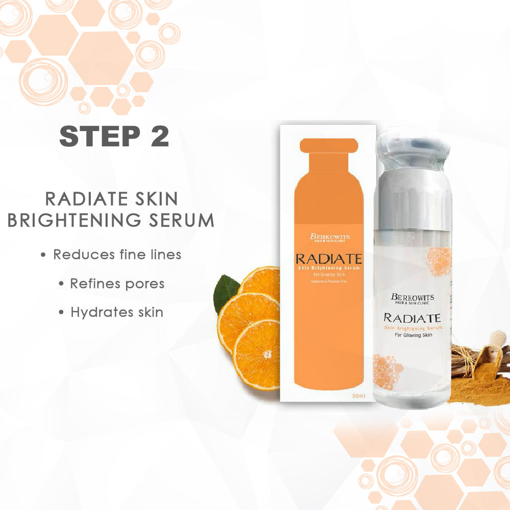 Radiate Treatment Kit for Glowing Skin - Face Roller (Combo pack) | Perfect Jade Facial Kit