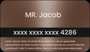 Corporate Privilege Club Card Back