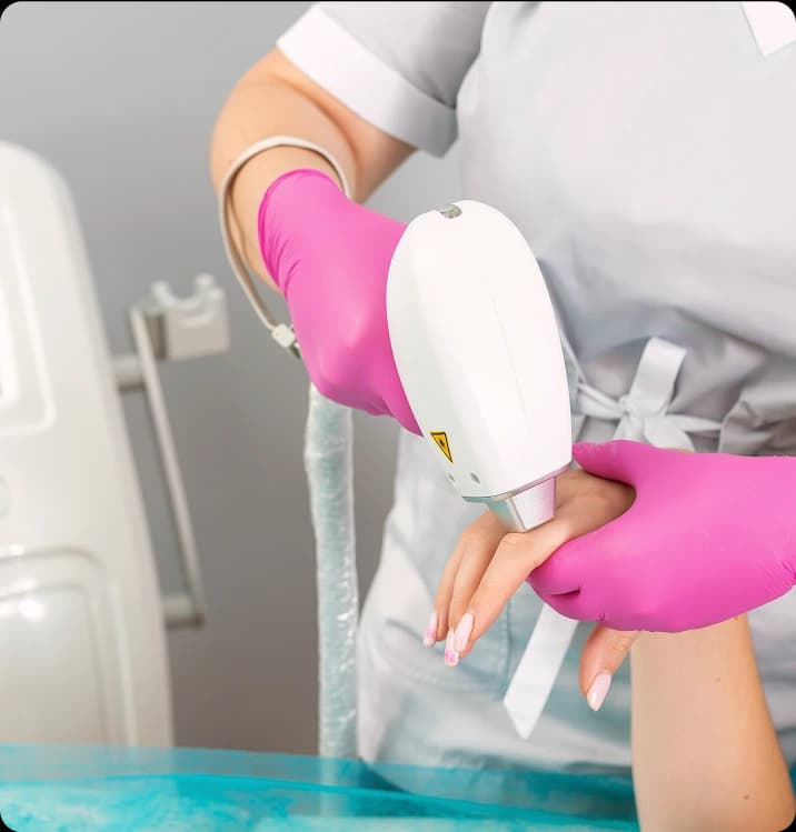 Laser hair reduction process