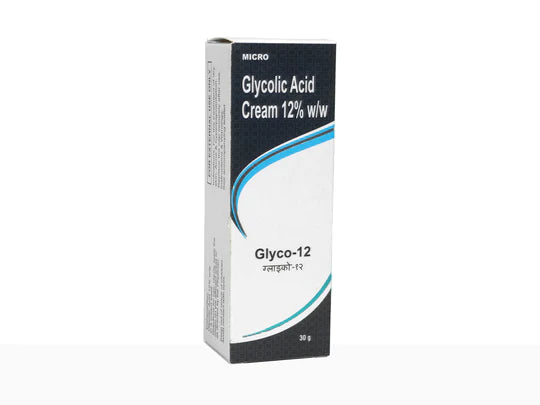 Micro Glycolic acid cream 12%W/W Glyco-12 Cream