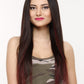 7 Piece Clip-On hair extensions for women | Made with Natural human hair | Available in multi color