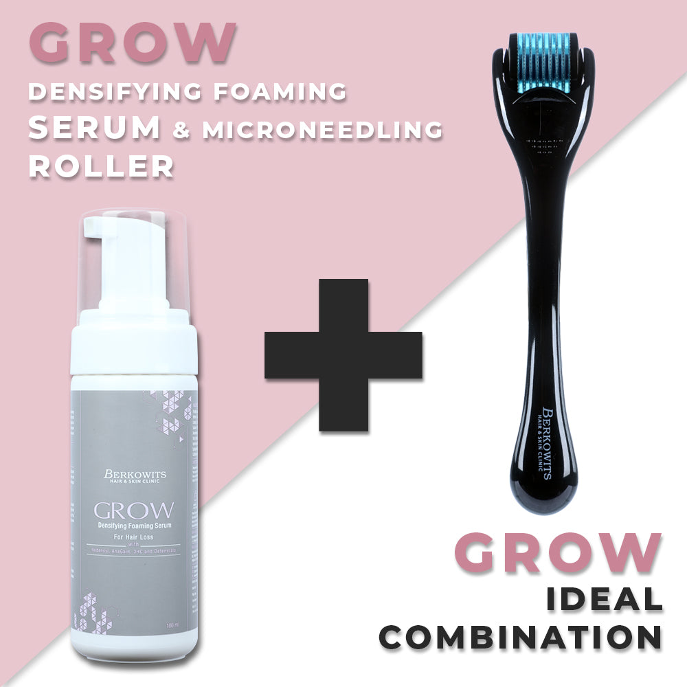 Berkowits Microneedling & Grow Hair Loss Serum | A Best Combo Product to Save Your Hair Loss