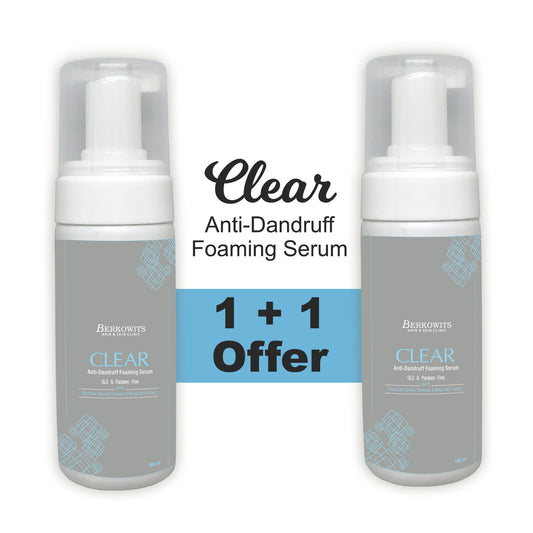 Berkowits Clear Serum for oily scalp and Anti Dandruff with Tea Tree Oil 1+1 Offer (200ml)
