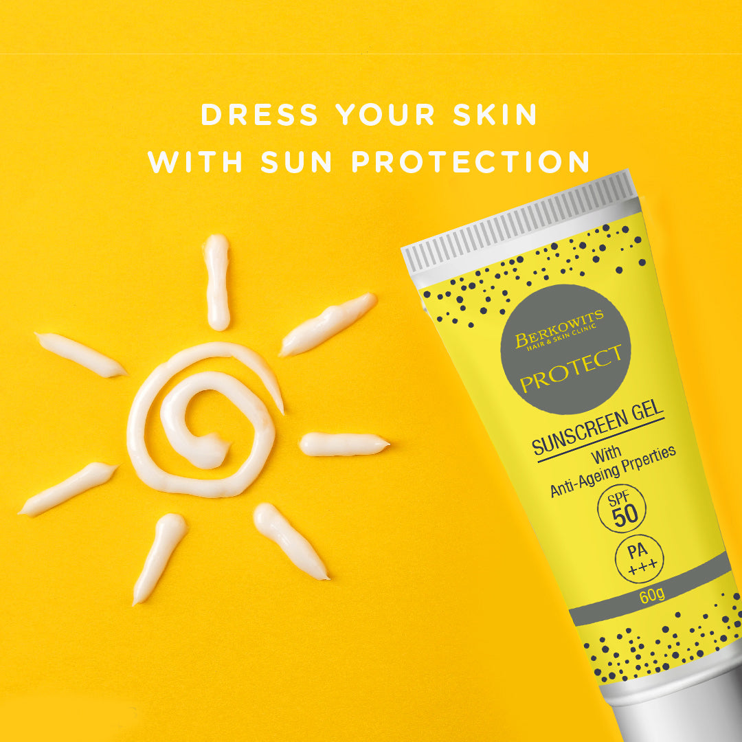 Get Tan Free Brightening Skin with Berkowits Protect SPF-50 & Berkowits Radiate Vitamin C