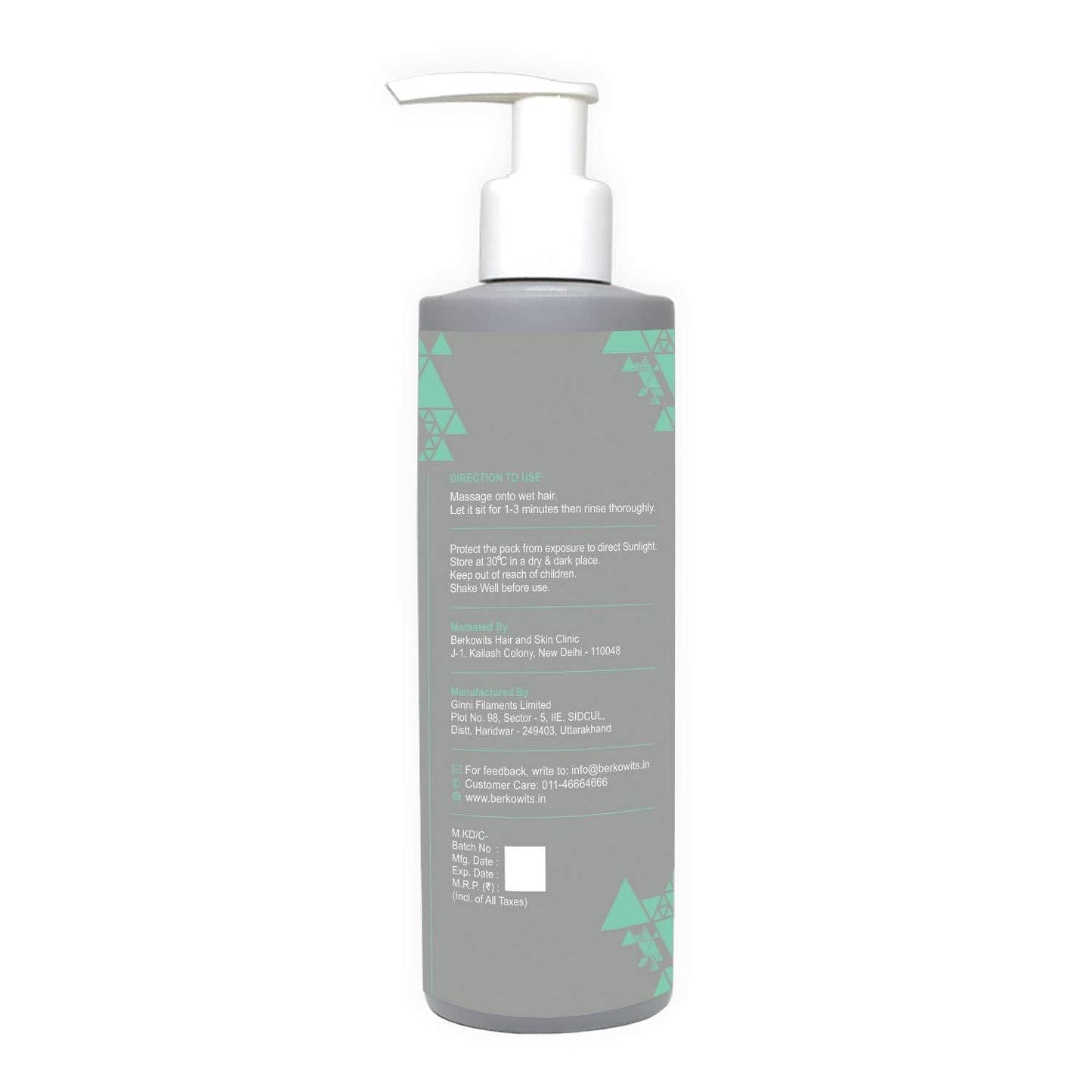 BERKOWITS Nourish Intense Repair Conditioner For Dry, Damaged Hair With Wheat Protein, Shea Butter & Almond Oil, 220 Ml