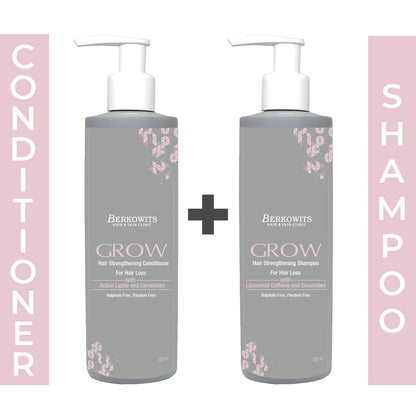 Berkowits Hair Grow Combo Pack Of Shampoo & Conditioner 1+1 Offer