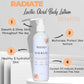 Berkowits Radiate Lactic Acid Body Lotion with Niacinamide and Vitamin E For Men and Women | 200ml