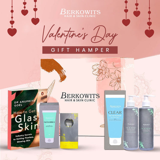 Berkowits Hair And Skin Clinic Gift Box with a Complementary Service gift voucher worth Rs 2500