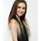 7 Piece Clip-On Ombre Bleach Blonde Hair Extensions