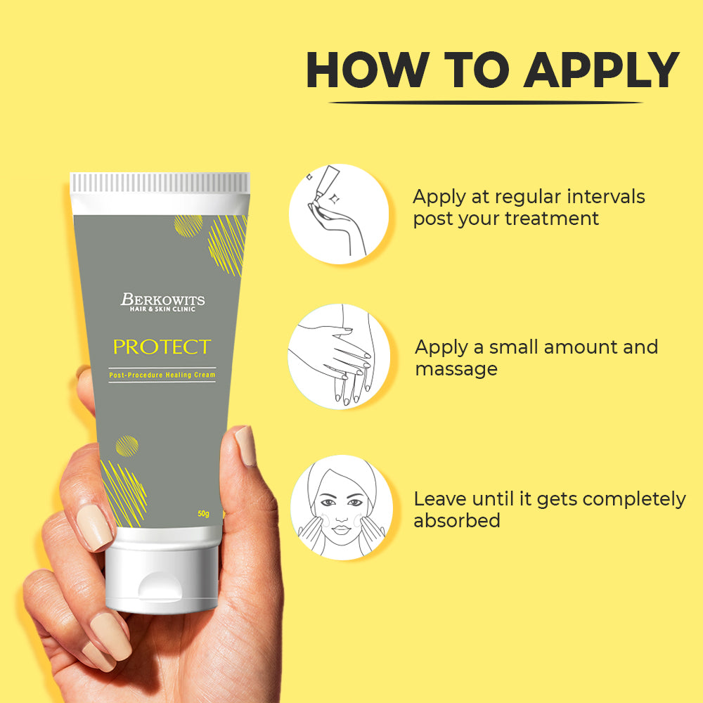Berkowits Protect Post-Procedure Healing Cream to Nourish Sensitive Skin-50g