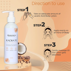 Radiate Lactic Acid Body Lotion with Niacinamide - Berkowits