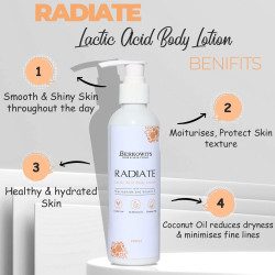 Radiate Lactic Acid Body Lotion with Niacinamide - Berkowits