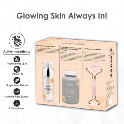 Radiate Treatment Kit + Face Roller Combo for Glowing Skin