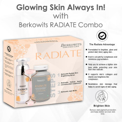 Radiate Treatment Kit + Face Roller Combo for Glowing Skin