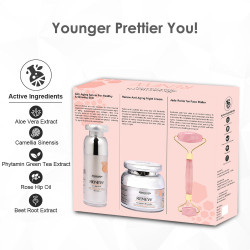 Renew Anti-Aging Kit with Jade Roller For A Relaxing - Berkowits