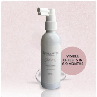 Berkowits Grow Minoxidil 5% Solution Enriched with Saw Palmetto Clinically Proven to Help Regrow Hair