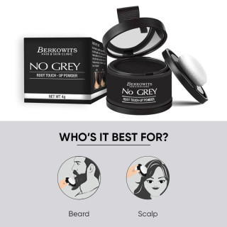 Berkowits No Grey Root Touch Up Powder For Grey Hair
