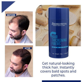 Berkowits Hair Building Fibers Instant Black Coverage