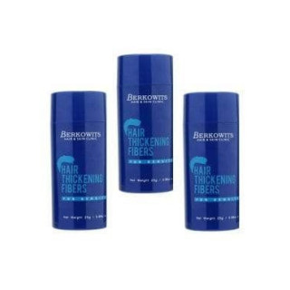 Hair Building Fiber 25g - Set of 3 Dark Brown - Berkowits