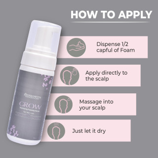 An Ultimate Hair Regrowth Solution | Berkowits Grow Densifying Foaming Serum & Grow Nutrition for Dense & Strong Hair