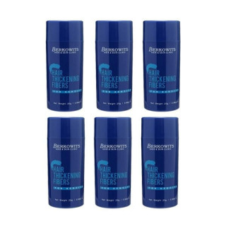 Hair Building Fiber Dark Brown - Set of 6 - Berkowits