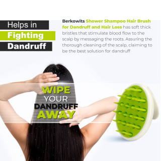 Scalp Massager Brush - Fight Dandruff & Hair Loss - Berkowits