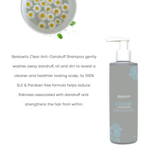 Berkowits Anti Dandruff Shampoo For Healthy Scalp, Pack of 2