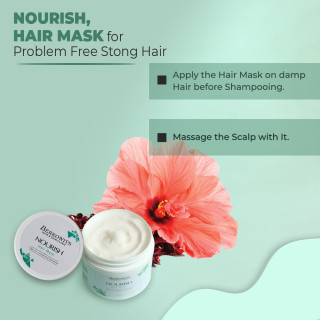 Nourish Hair Mask with Argan Oil, linseed Oil, & Shea Butter for Men and Women - 100g