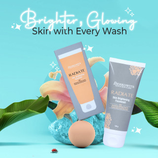 Premium Rakhi Gift Box with Free Facial Gift Voucher, Radiate Facewash, Hydration Cream, Sunscreen & Hair Mask