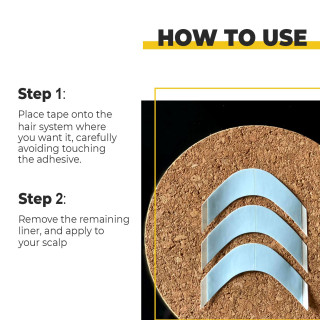 Lace Support Tape Strips For Hair Patch - BERKOWITS