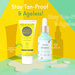 Protect Sunscreen Gel & Renew Age Defence Oil Combo