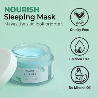 Nourish Sleeping Mask For Glowing Skin - Berkowits