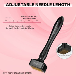 Berkowits Derma Stamp | Adjustable Titanium Needles (0.25mm–3mm)