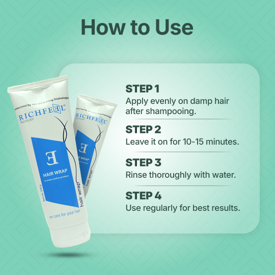 Richfeel Hair Wrap – Herbal Conditioning for Strong & Healthy Hair