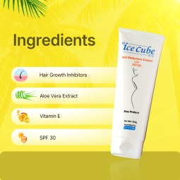 RF Ice Cube 2.0 Hair Reduction Cream – SPF 30 Protection & Care