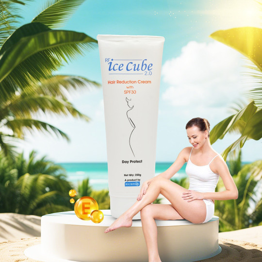 RF Ice Cube 2.0 Hair Reduction Cream – SPF 30 Protection & Care