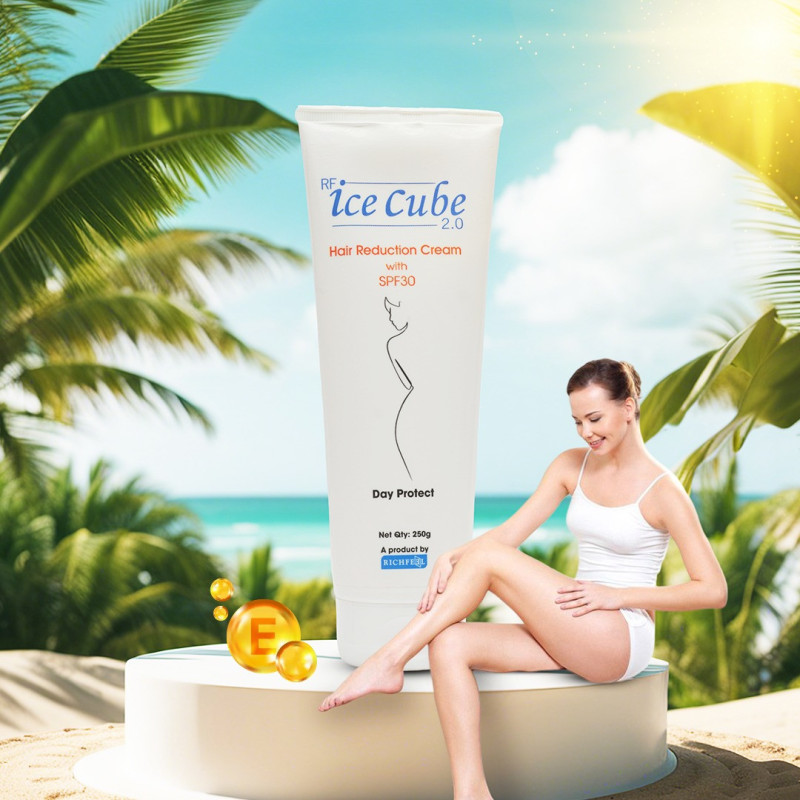 RF Ice Cube 2.0 Hair Reduction Cream – SPF 30 Protection & Care