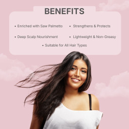 Richfeel Hair Nourisher with Saw Palmetto for Hair Care