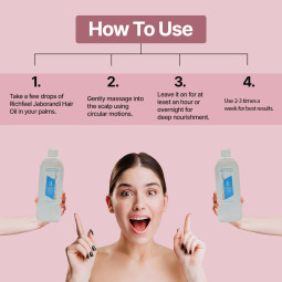 Jaborandi Hair Oil with Saw Palmetto | DHT Blocker for Hair Thinning