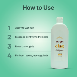 Sulphate Free Ana D-Tox Shampoo with Quinoa Protein