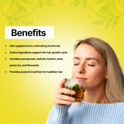 Richfeel Anatea Green Tea with Pea Sprouts Extract for Hair Health