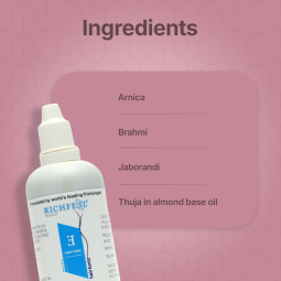 Richfeel Hair Tonic with Brahmi & Jaborandi | Boost Hair Growth