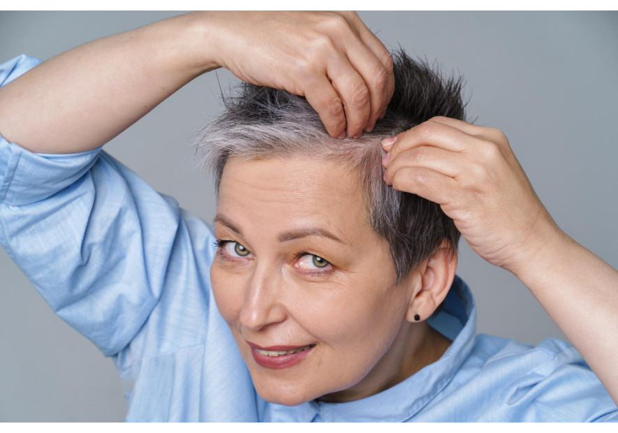 Fastest Way to Hide Gray Hair Roots Without a Salon Visit